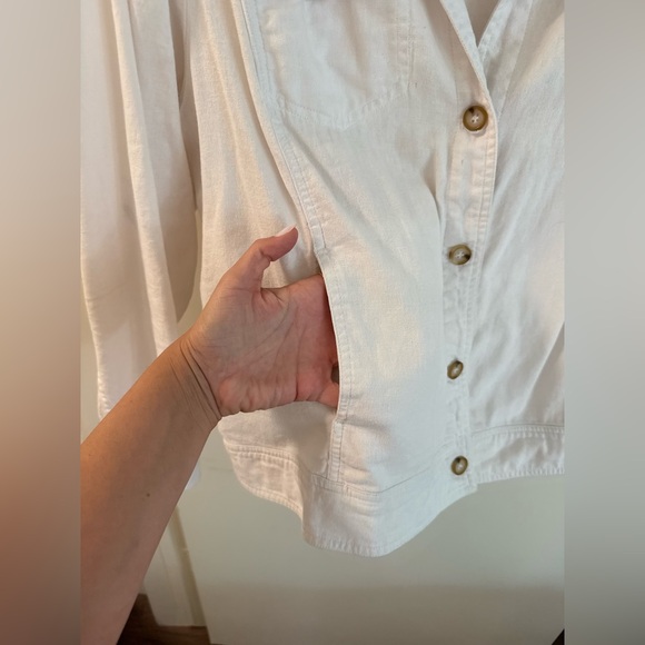 Tahari Linen Jacket - Picture 5 of 6